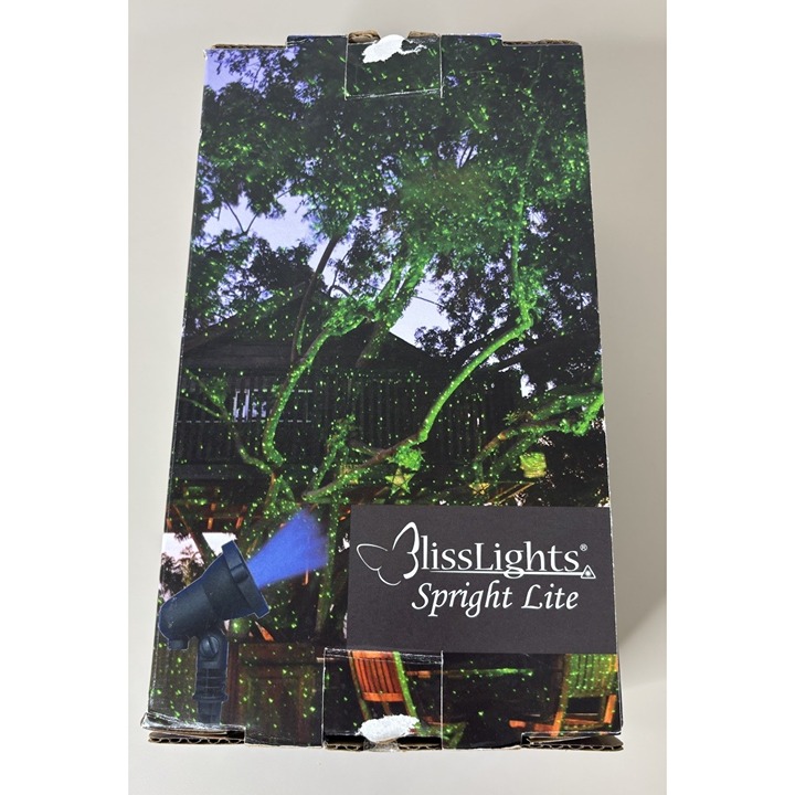 BlissLights Outdoor Spright STATIC Firefly Pool Laser Light w/ Timer Blue NEW