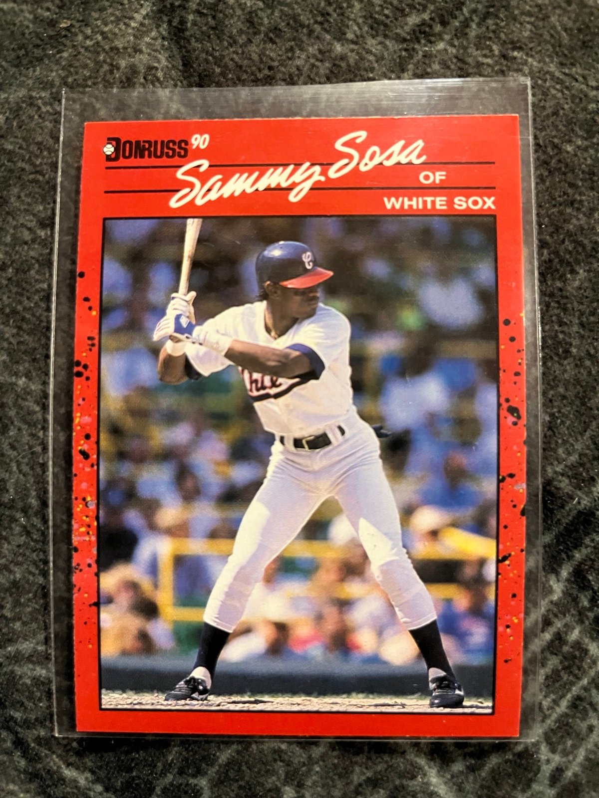 1990 Donruss Sammy Sosa Double Error Card