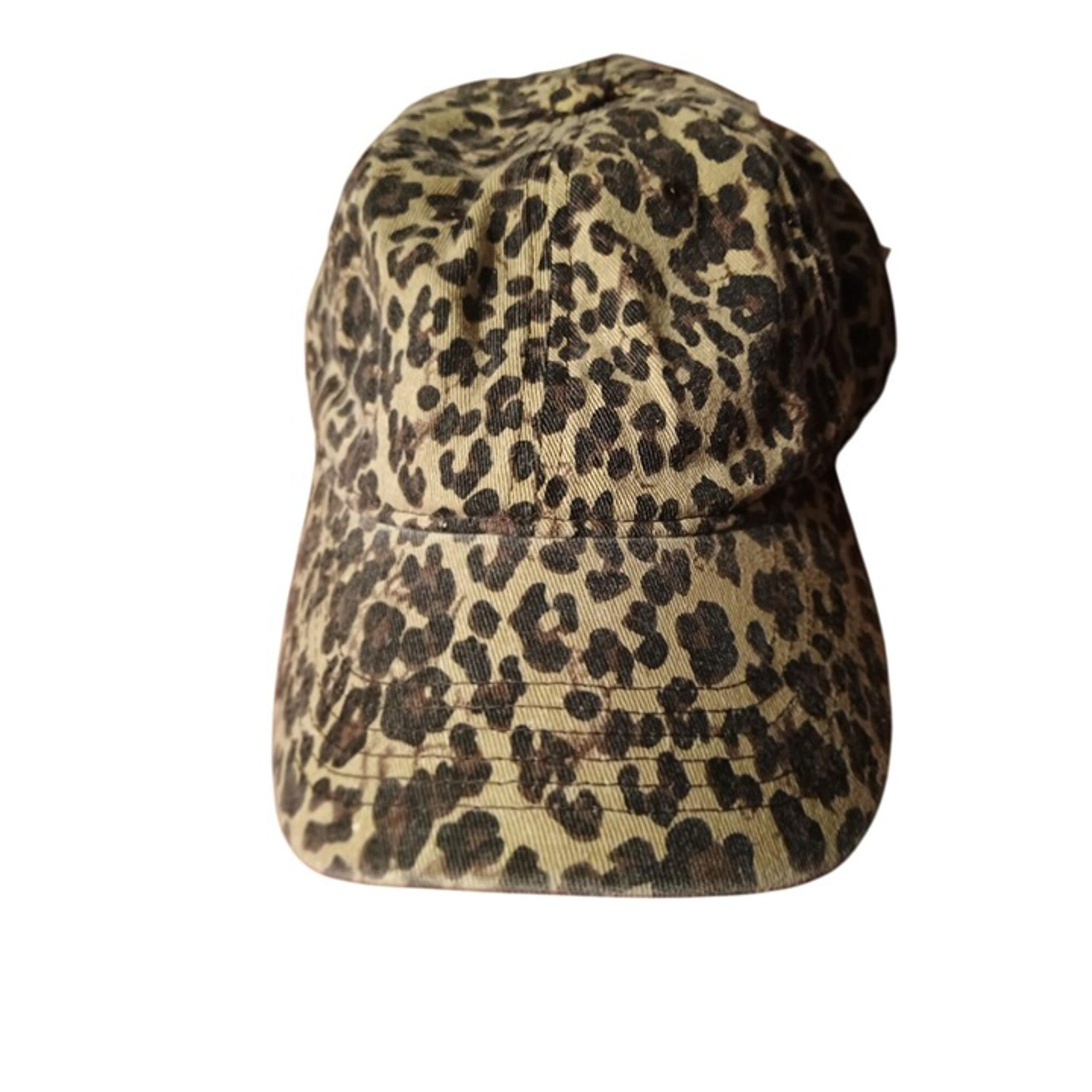 Anthropologie Women's Animal Print Cheetah Baseball Trucker Hat