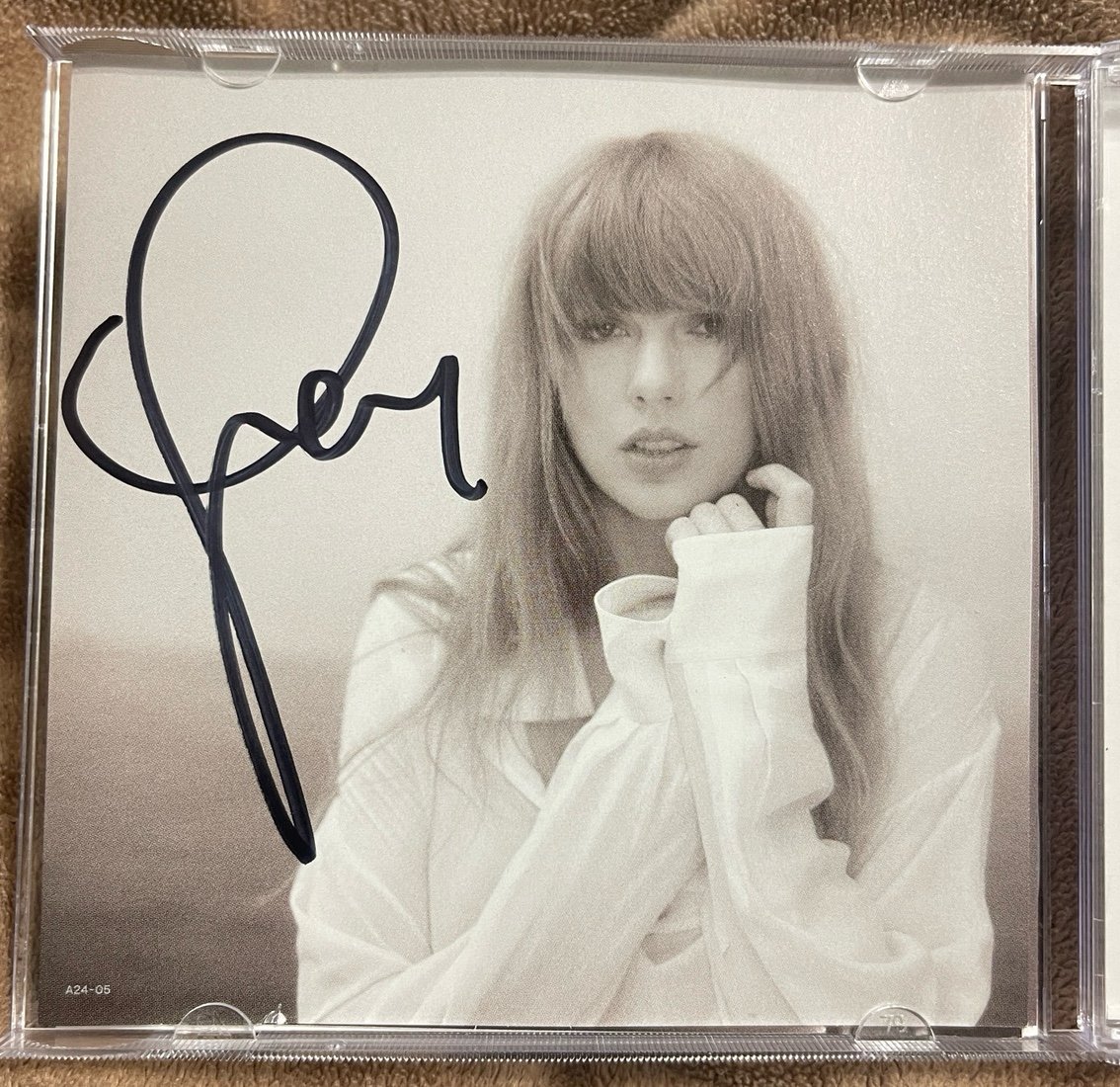 Signed Taylor Swift TTPD CD