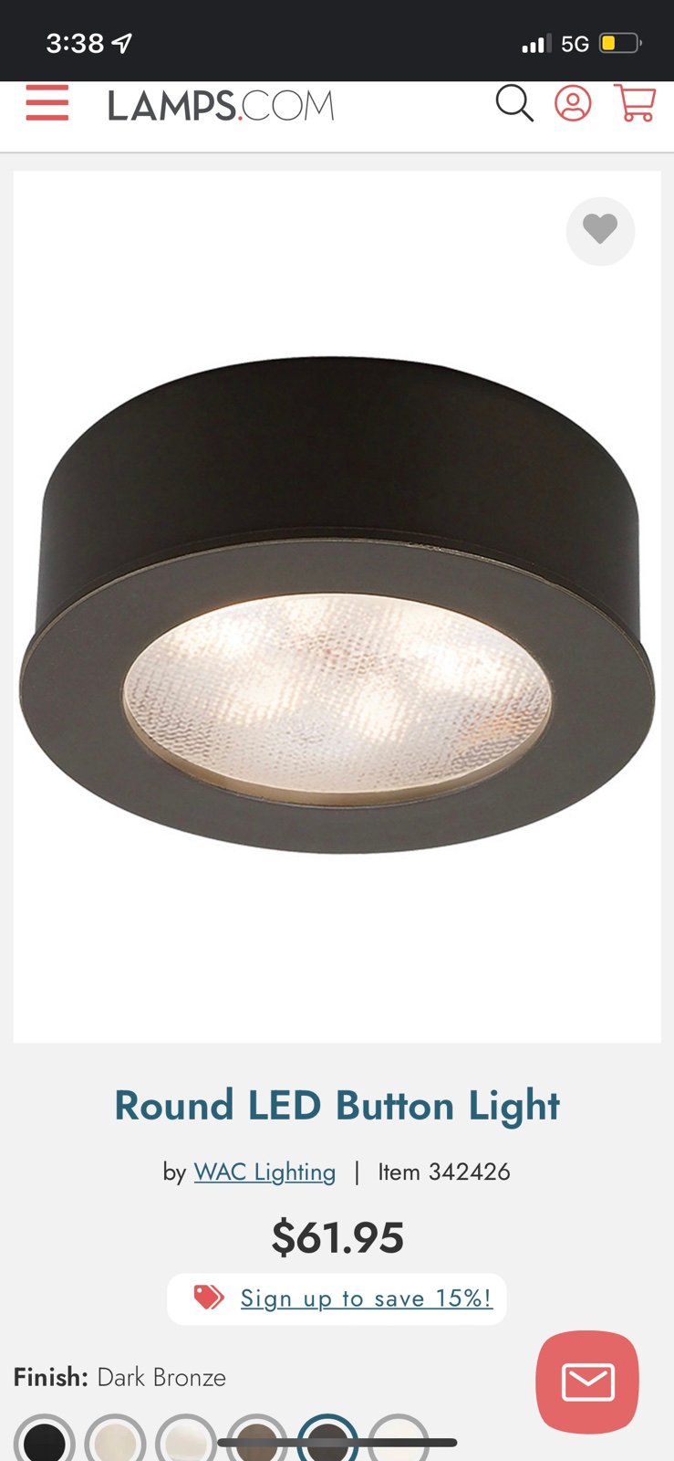 6 button lights