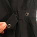 Reiss shortsleeve epaulet cap sleeve tuxedo wrap front black romper us0 uk4