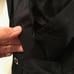 Reiss shortsleeve epaulet cap sleeve tuxedo wrap front black romper us0 uk4