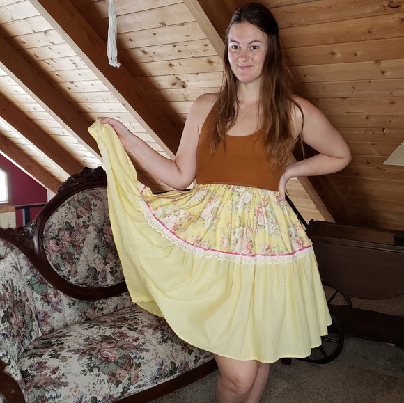 Vtg Homemade Skirt
