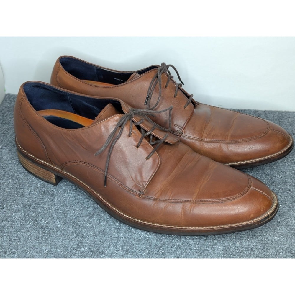 Cole Haan Men's Lenox Hill Split Toe Oxford British Tan C11629 Men's Size 12M
