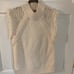 Banana Republic HERITAGE SLEEVELESS FRINGE TURTLENECK SWEATER M