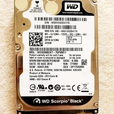 WD3200BEKT-75PVMT1 - Western Digital Scorpio Black 320GB 7200RPM SATA 3Gb/s 16MB