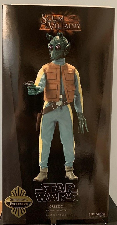 Sideshow Collectibles Star Wars Greedo 12" Figure with Wanted Poster Item# 21331