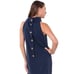 NWT Sail To Sable navy cowl neck cocktail dress size S