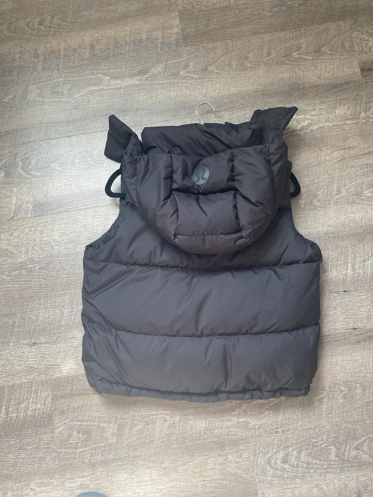 Lululemon Wunder Puff Cropped Vest - Heathered Natural Ivory