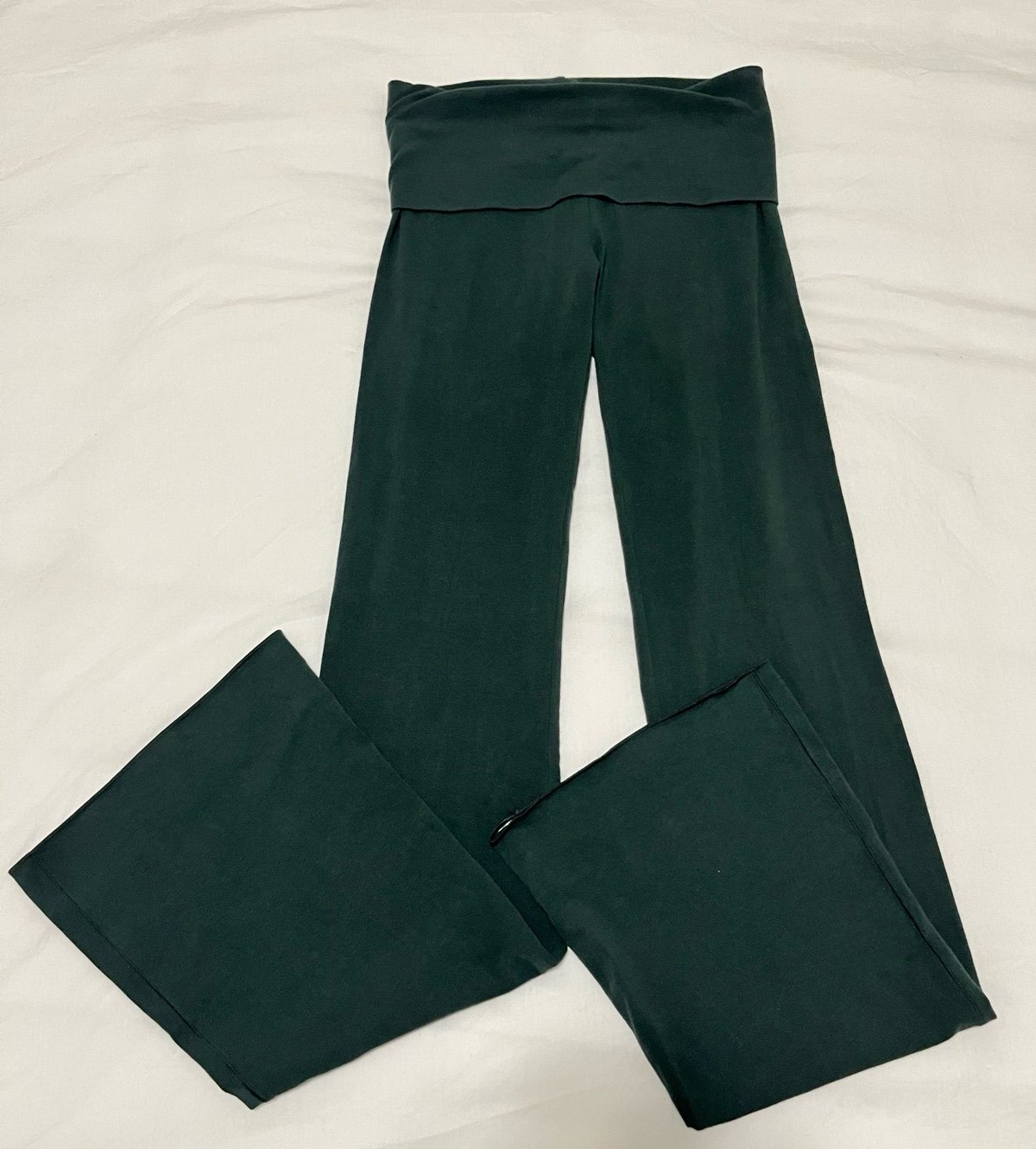 Skims cotton jersey fold over pant in spruce