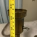 Vintage Stiffel Brass Lion's Head Round Body Table Lamp