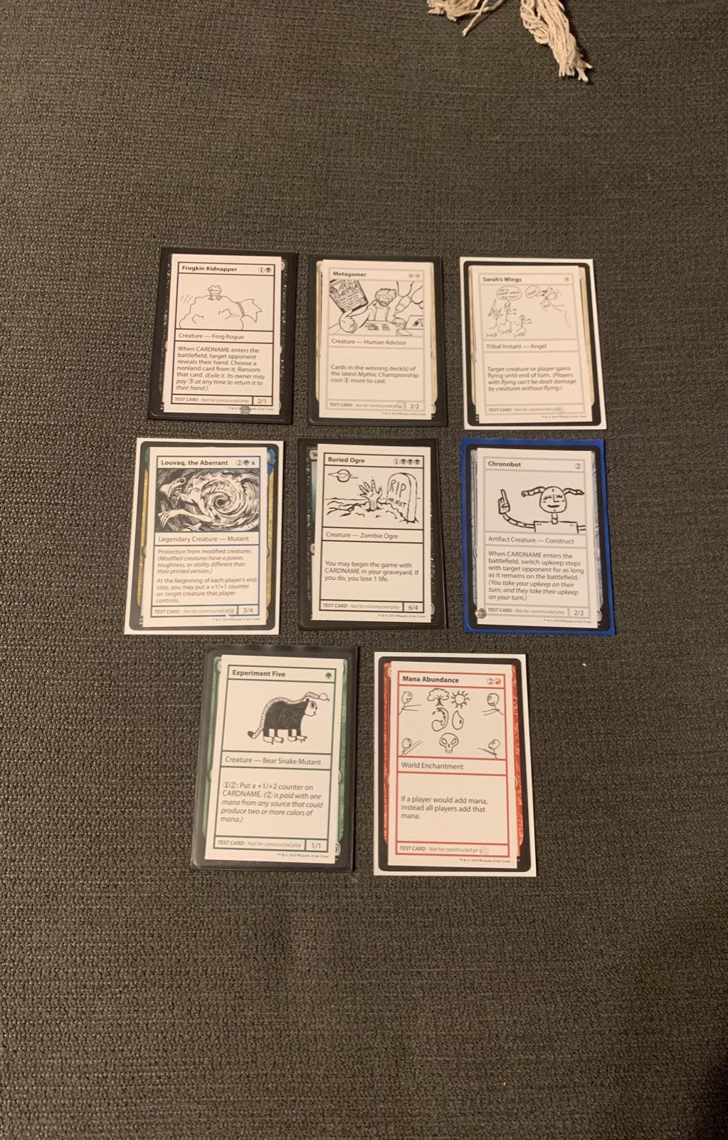 Magic the Gathering Test Cards