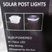 New Solar Post Light set of 3