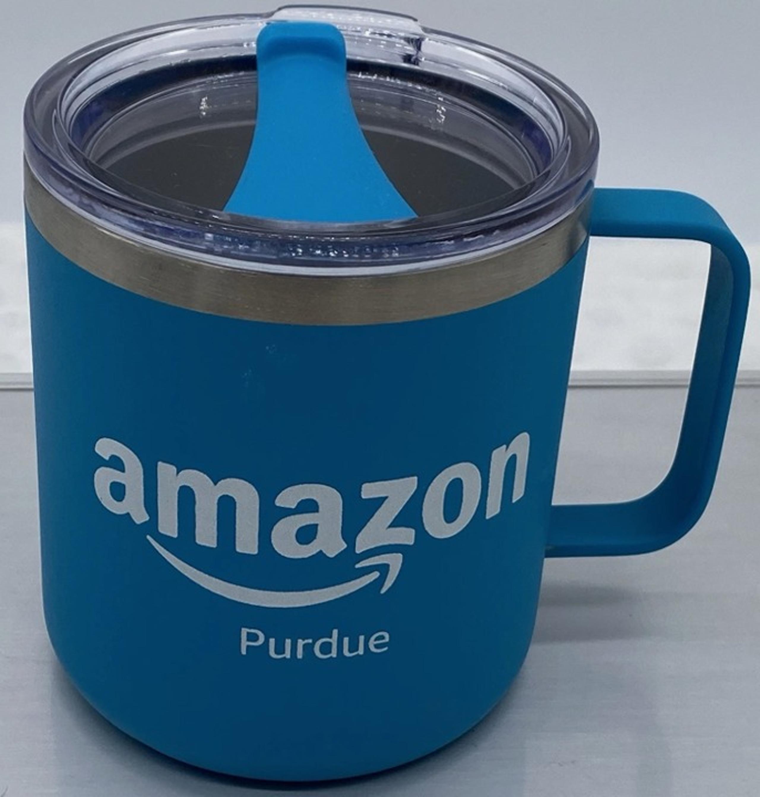 Purdue University & Amazon Insulated Coffee/Tea Mug, Blue 12oz, New!
