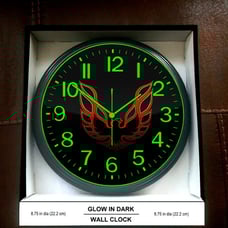 Trans Am Glow in the Dark Wall Clock Garage Shop Pontiac Wall Clock New!