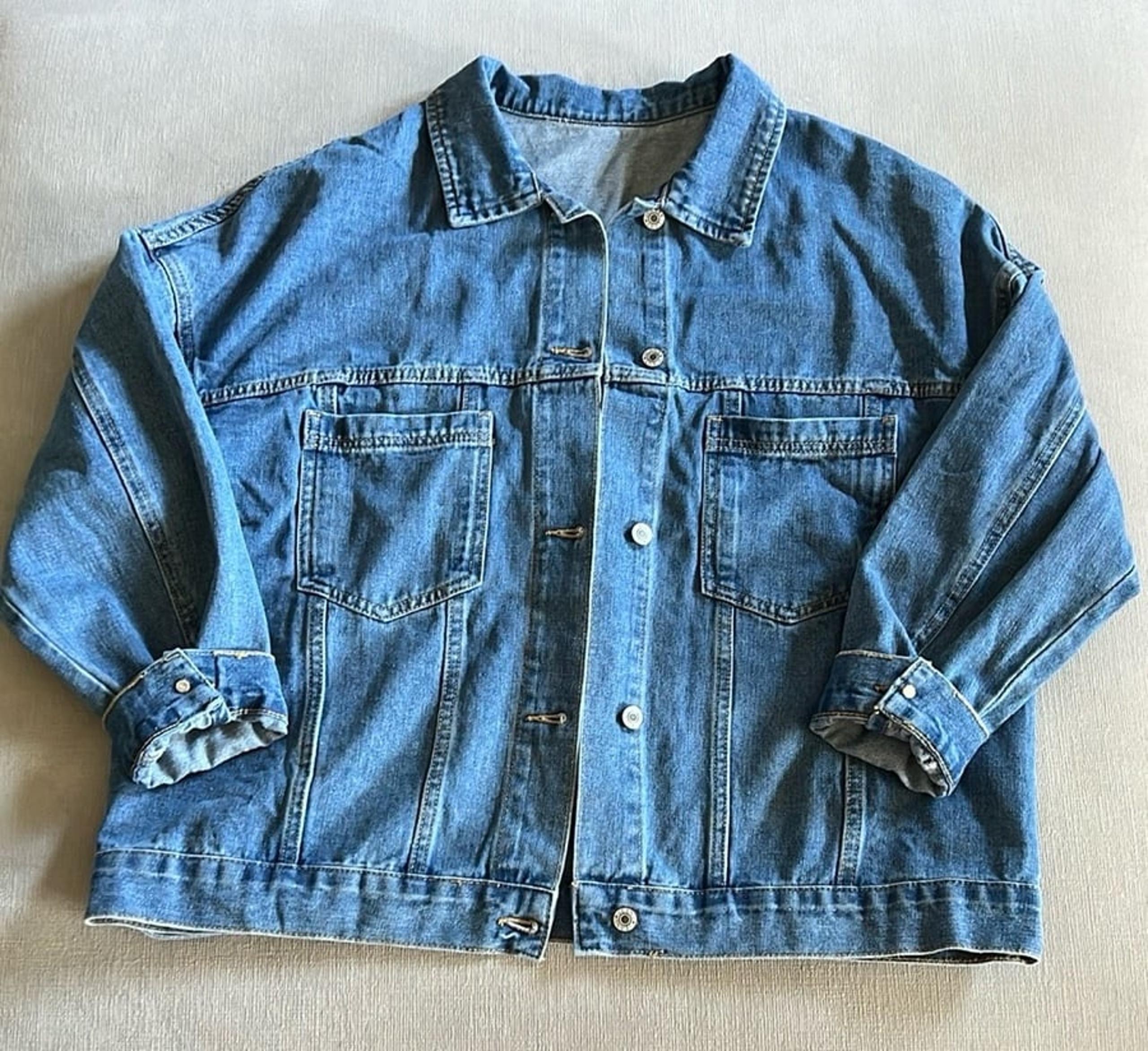 Classic Blue Denim Jacket - Size XL