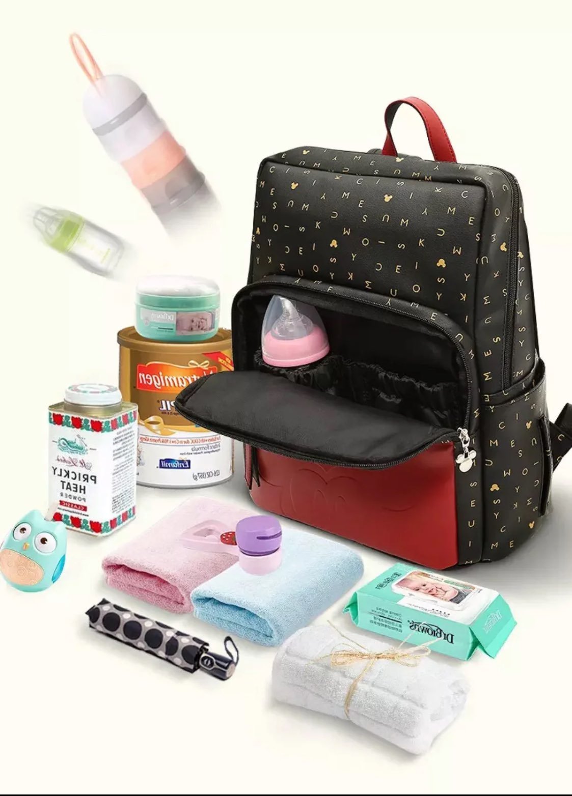 Disney Leather Diaper Bag/Bottle Warmer
