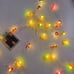 Fall Decor 30LED/10Ft 3D Pumpkin Lights Thanksgiving Decorations, 3 inch.