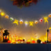 Fall Decor 30LED/10Ft 3D Pumpkin Lights Thanksgiving Decorations, 3 inch.