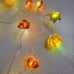 Fall Decor 30LED/10Ft 3D Pumpkin Lights Thanksgiving Decorations, 3 inch.