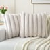 Decorative Throw Pillow Covers 18x18 Inch Set of 2,