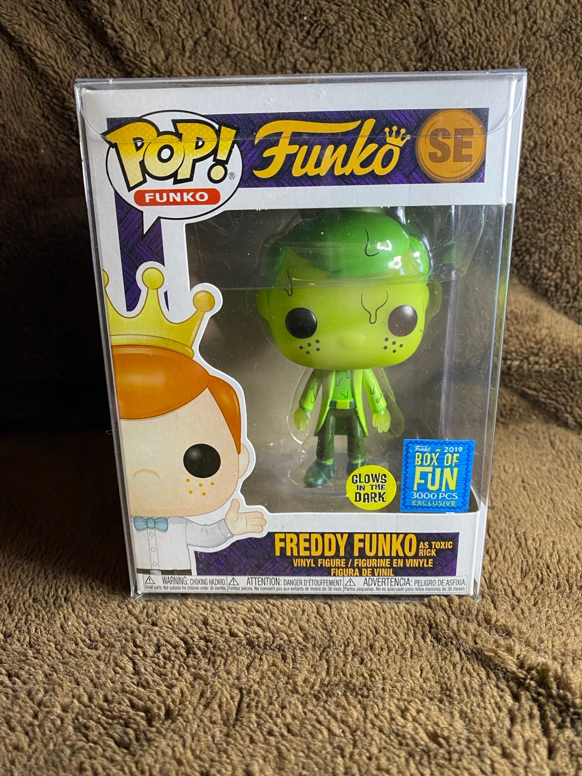 Freddy Funko as toxic rick