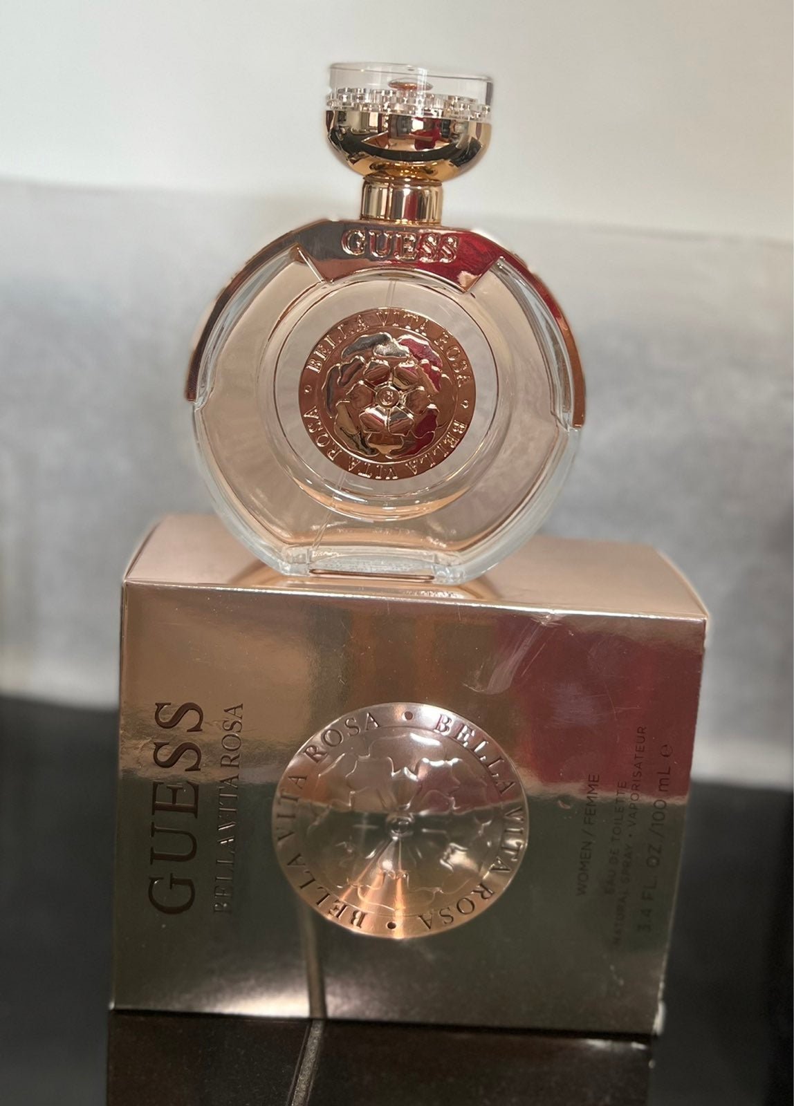 GUESS BELLA VITA ROSA EDT SPRAY FOR WOMEN - 3.4OZ/100 ML IN SEALED BOX -