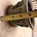 Vintage Mortar & Pestle Handmade Bronze-like French Flour De Lis