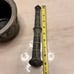 Vintage Mortar & Pestle Handmade Bronze-like French Flour De Lis