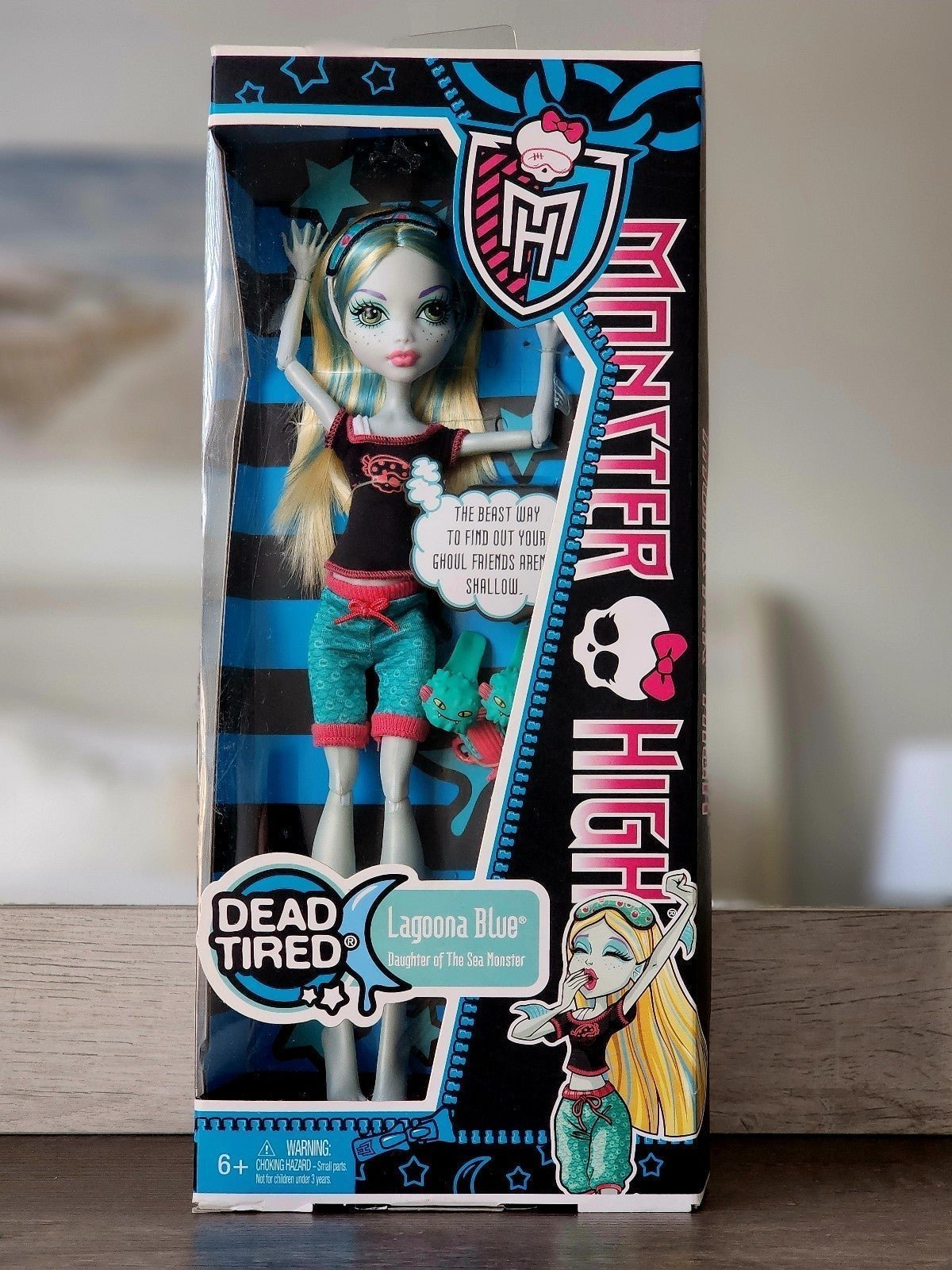 Mattel Monster High Dead Tired Lagoona Blue 10.5-Inch Doll