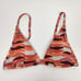 L*Space Millie Bikini Top in Orange Size Small NWT