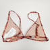 L*Space Millie Bikini Top in Orange Size Small NWT