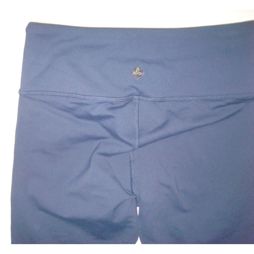 NWT New Prana Transform Capri High Waist S Legging Womens Yoga Pilates Navy Blue