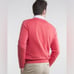 Peter Miller v neck sweater coral lightweight cotton golf Size XXL