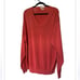 Peter Miller v neck sweater coral lightweight cotton golf Size XXL
