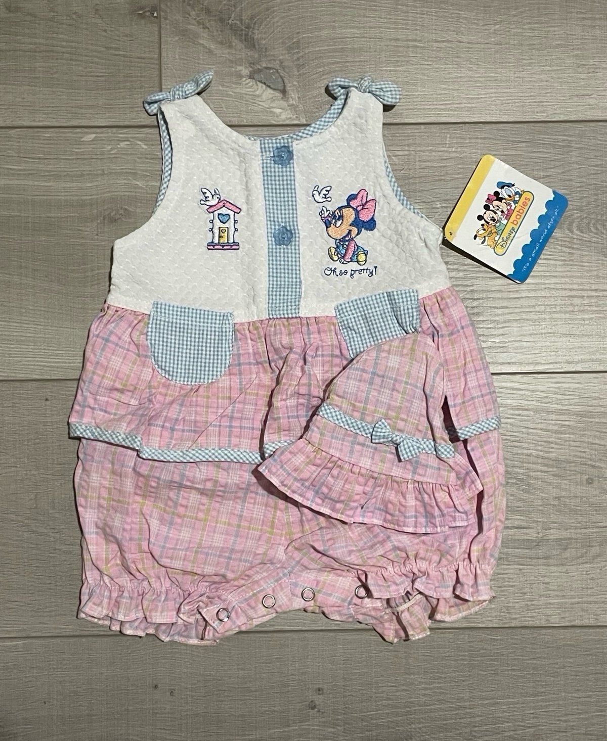 Vintage Disney Babies Minnie Mouse Set NWT Deadstock