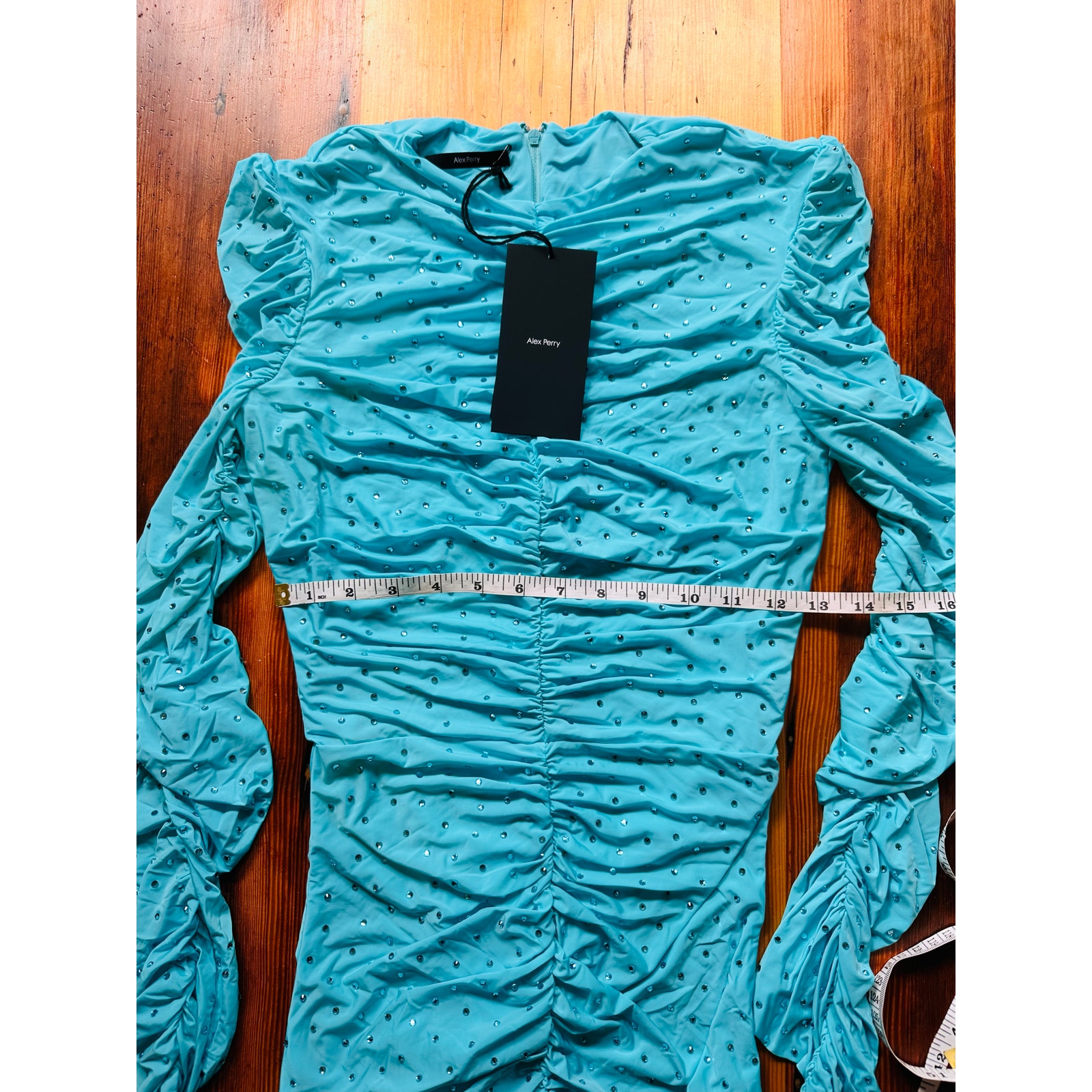 【Alex Perry】クリスタル-embellished ruchedジャージミディス Alex Perry Embellished ruched jersey minidress Alex Perry