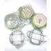 Temptations Floral Lace Lime Green Cook + Look 3pc Baker Set Retired NEW VTG