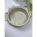 Temptations Floral Lace Lime Green Cook + Look 3pc Baker Set Retired NEW VTG