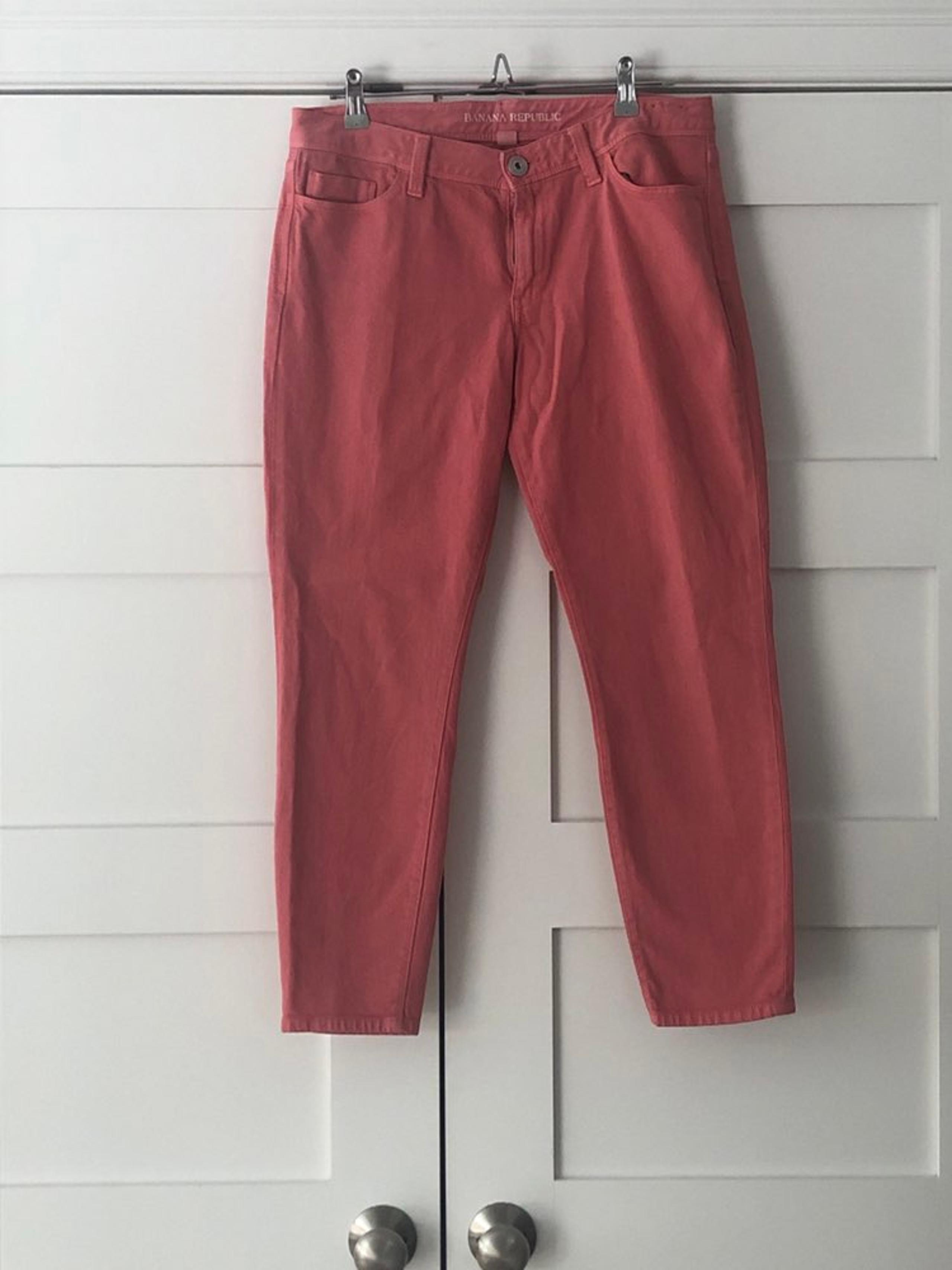 Banana Republic Pink Crop Pants size 10