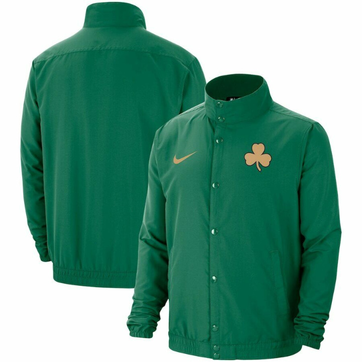Nike NBA Boston Celtics City Lightweight DNA Snap Jacket CD3038-312 Mens L NEW