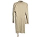 Skin Organic Womens Soft Lounge Robe Beige 1 Long Sleeve Tie Front Cotton