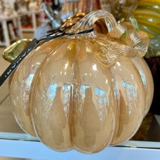 Tahari glass pumpkin !