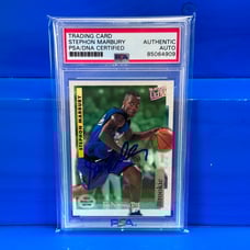 STEPHON MARBURY Autograph 1996 Fleer Ultra GOLD Rookie Card Timberwolves RC AUTO