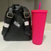 Loungefly Disney Villains Cruella Backpack with Pink Studded Starbucks cup