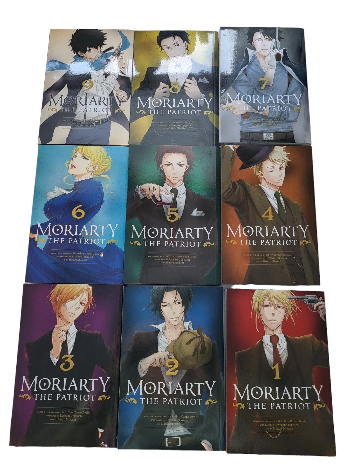 Moriarty The Patriot By Hikaru Miyoshi Volume 1-9 English Version .