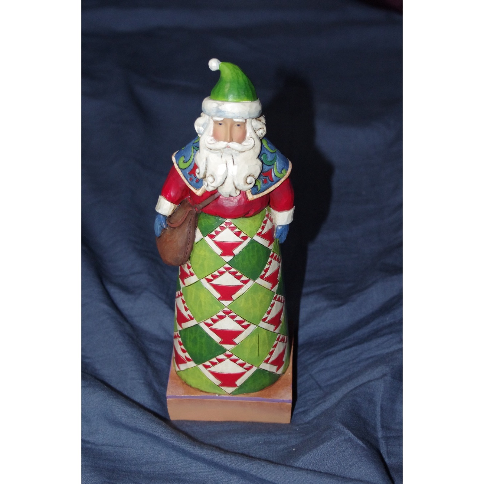 Jim Shore Heartwood Creek -Santa Claus -7.5" Figurine 2008 Holiday Message