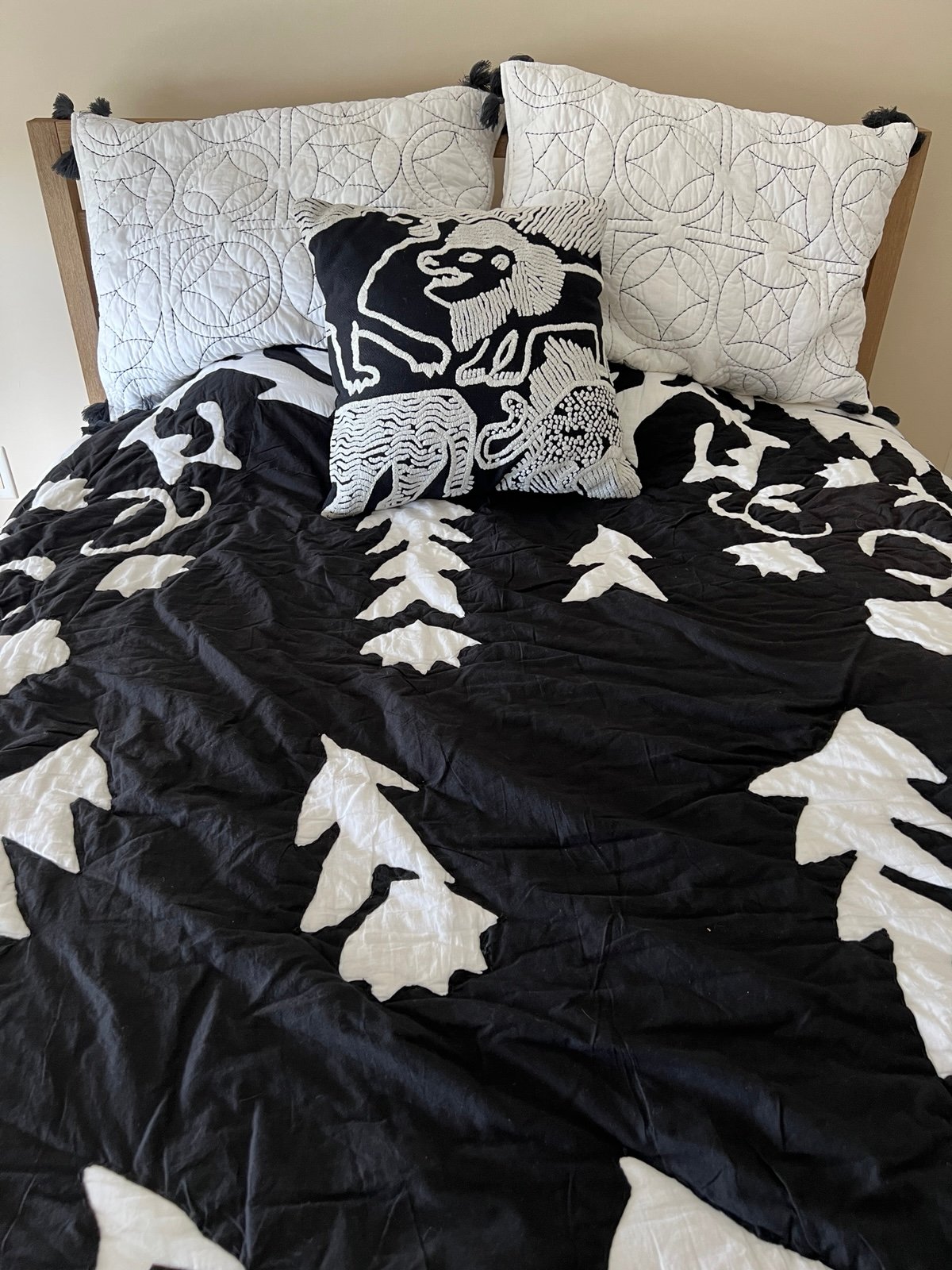 Anthropoligie Twin-size Quilt and Shams set