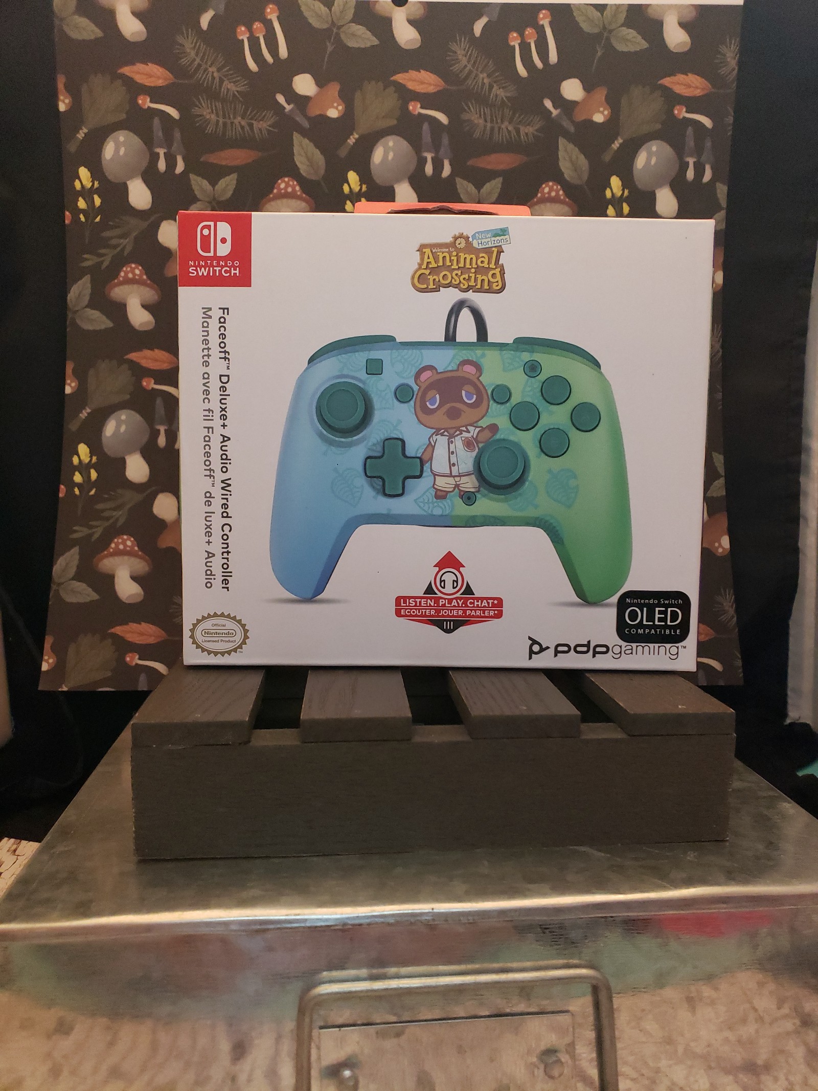 Faceoff deluxe+ audio wired Controller for Nintendo do switch and OLED from pdp